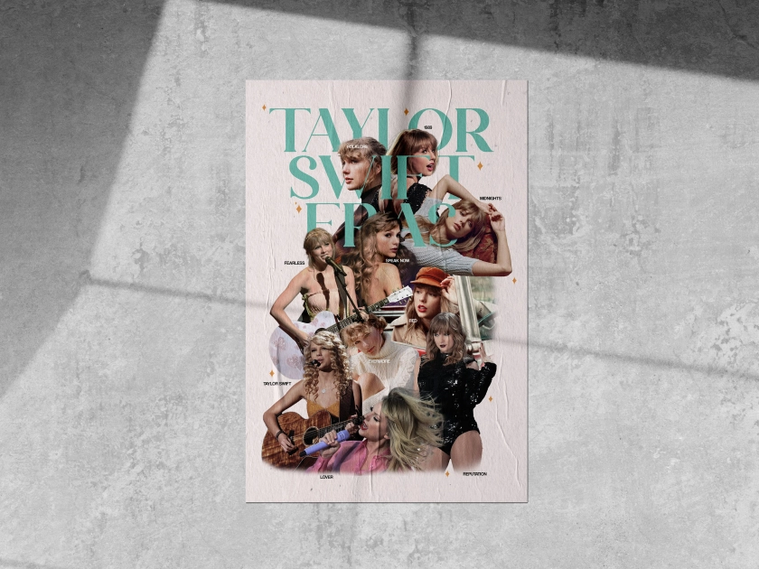 POSTER Tay.lor Sw.ift E.ras Poster, Room Art, Music Poster, Gift for Girlfriend, Gift for Boyfriend-NO FRAME