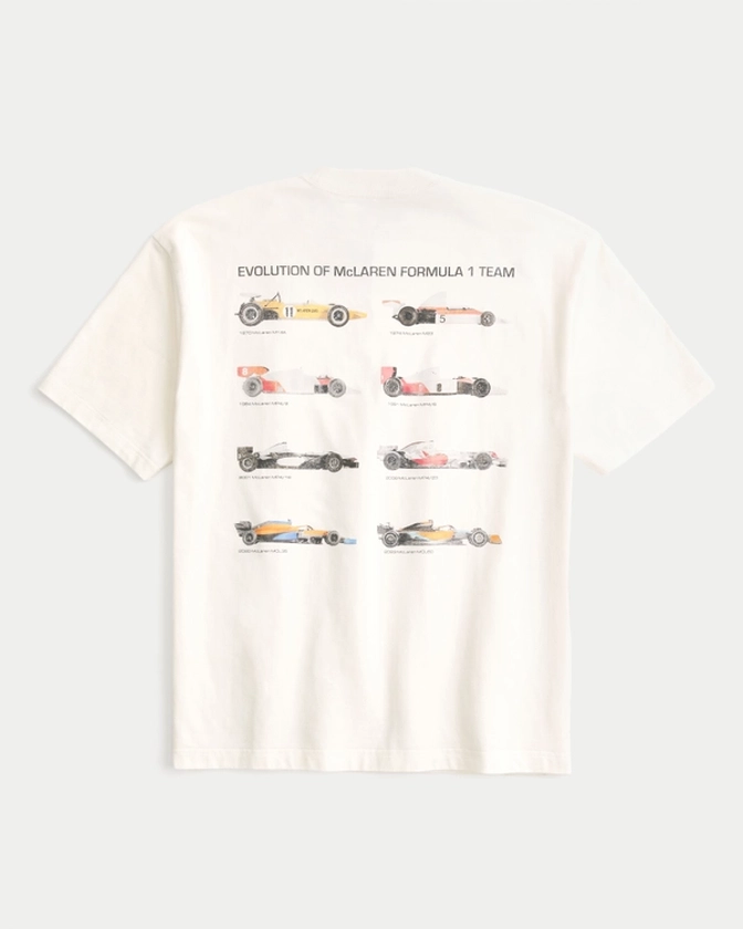 Men's Heavyweight Boxy McLaren Graphic Tee | Men's Tops | HollisterCo.com