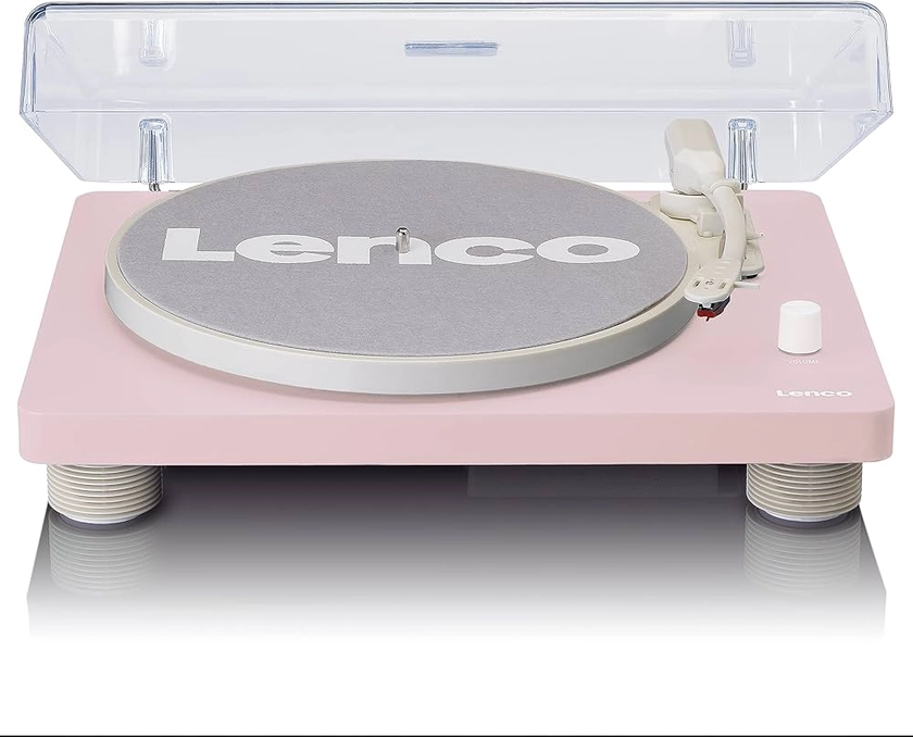 Lenco LS-50 - Turntable with Speaker - USB - Belt Drive - preamp - 33, 45 and 78 RPM - auto Stop - Vinyl to MP3 - Pink: Amazon.co.uk: Electronics & Photo