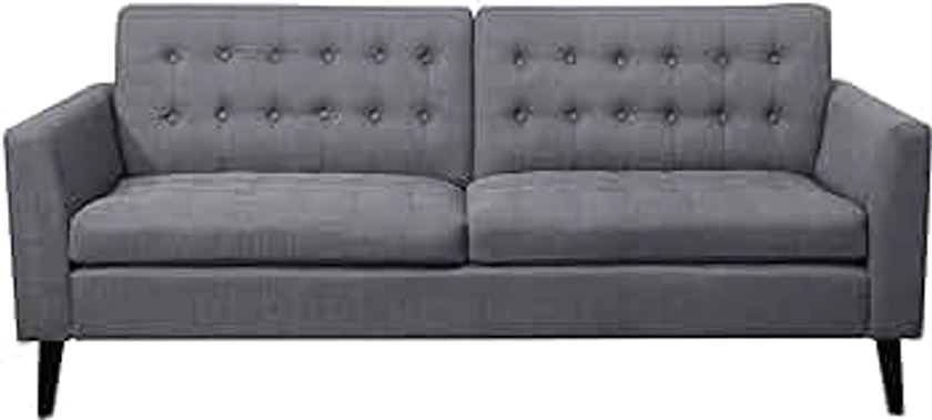 Rosevera CB3 Loveseat Long para Sala Love Seats Furniture Sofa in a Box Small Area Couches for Living Room, Standard, Gray