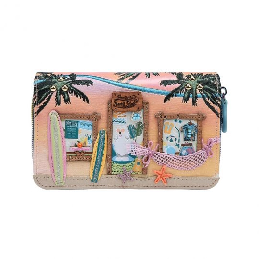 The Surf Shack Medium Ziparound Wallet