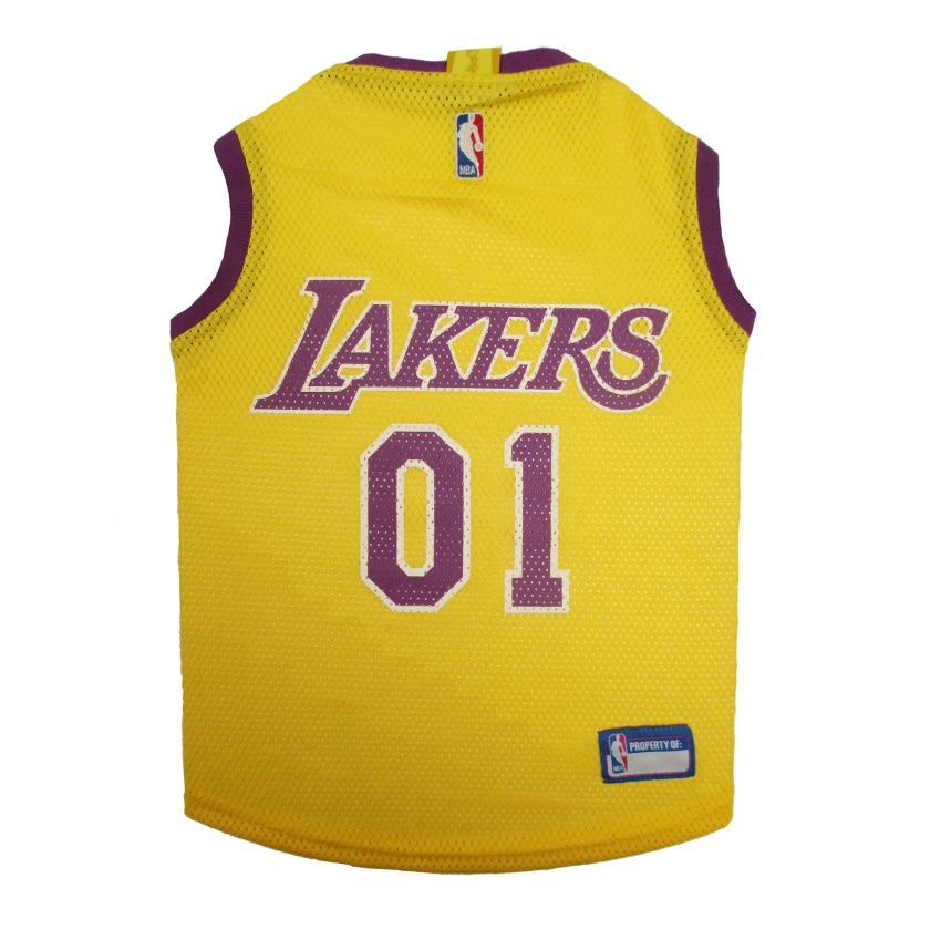 Pets First NBA Western Conference Mesh Jersey for Dogs, X-Small, Los Angeles Lakers | Petco