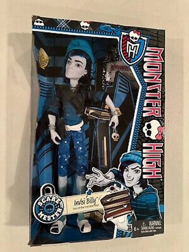 2013 Monster High Invisi Billy Scare Mester BJM44