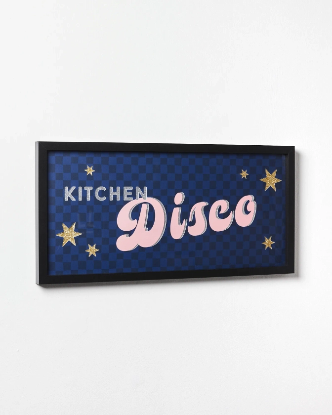 Kitchen Disco Framed Wall Art | Oliver Bonas