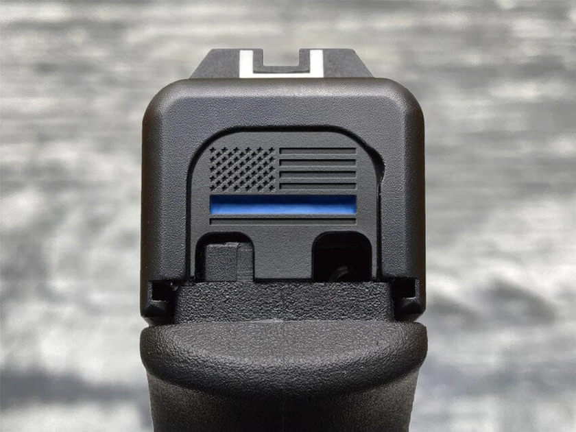 Milspin Thin Blue Line Glock Slide Plate