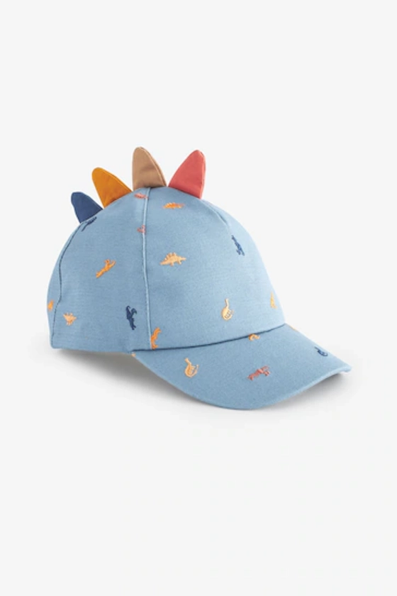 Buy Blue Embroidered Dinosaurs Baseball Cap (3mths-10yrs) from the Next UK online shop