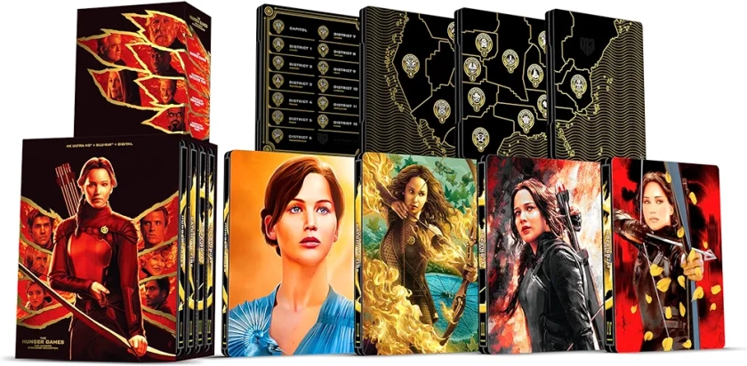 The Hunger Games: The Ultimate Steelbook Collection [Blu-ray]