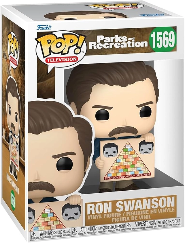 Funko Pop! TV: P&R 15th – Ron - Leslie Knope - Parks and Recreation - Collectable Vinyl Figure - Gift Idea - Official Merchandise - Toys for Kids & Adults - TV Fans - Model Figure for Collectors