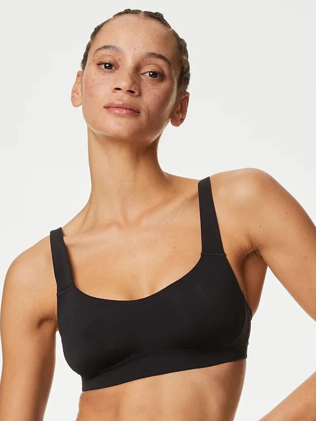 Marks & Spencer Bra Full Coverage Lightly Padded Workout Bra With All Day Comfort