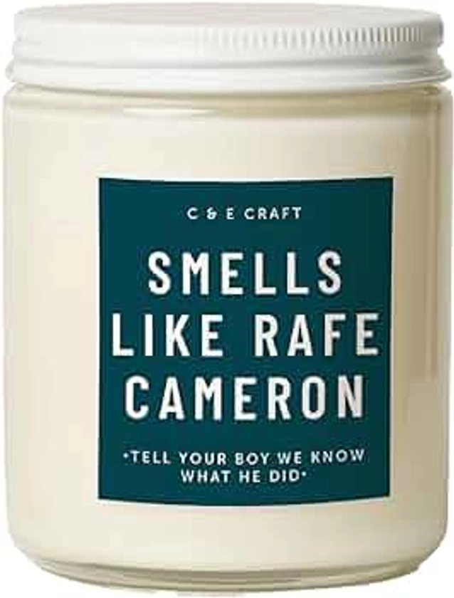 C&E Craft - Smells Like Rafe Cameron Candle - Mahogany Teakwood Scented Soy Wax Candle - Outer Banks Themed Candle