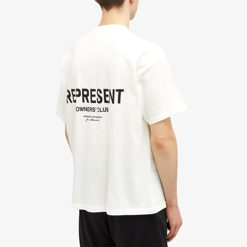 Represent Owners Club T-Shirt Flat White | END.