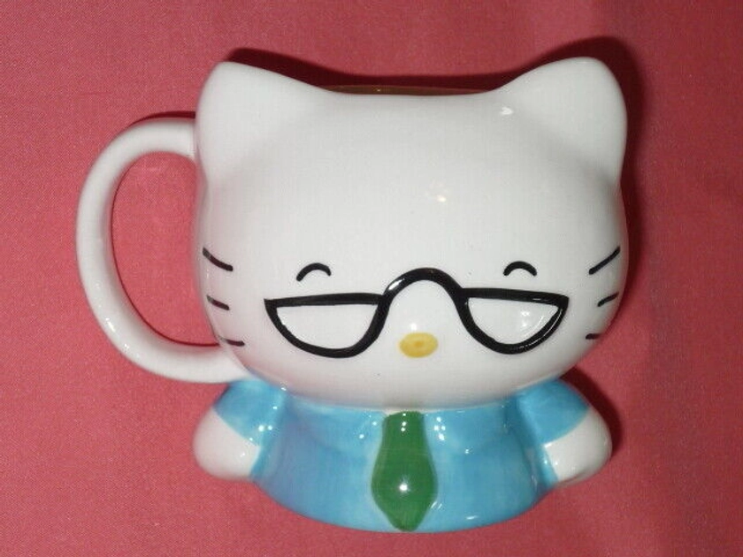 Kawaii 2004 Sanrio Hello Kitty Character Ceramic Mug Papa