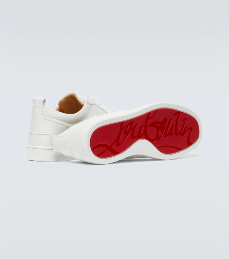 Baskets Louis Junior en blanc – Christian Louboutin | Mytheresa