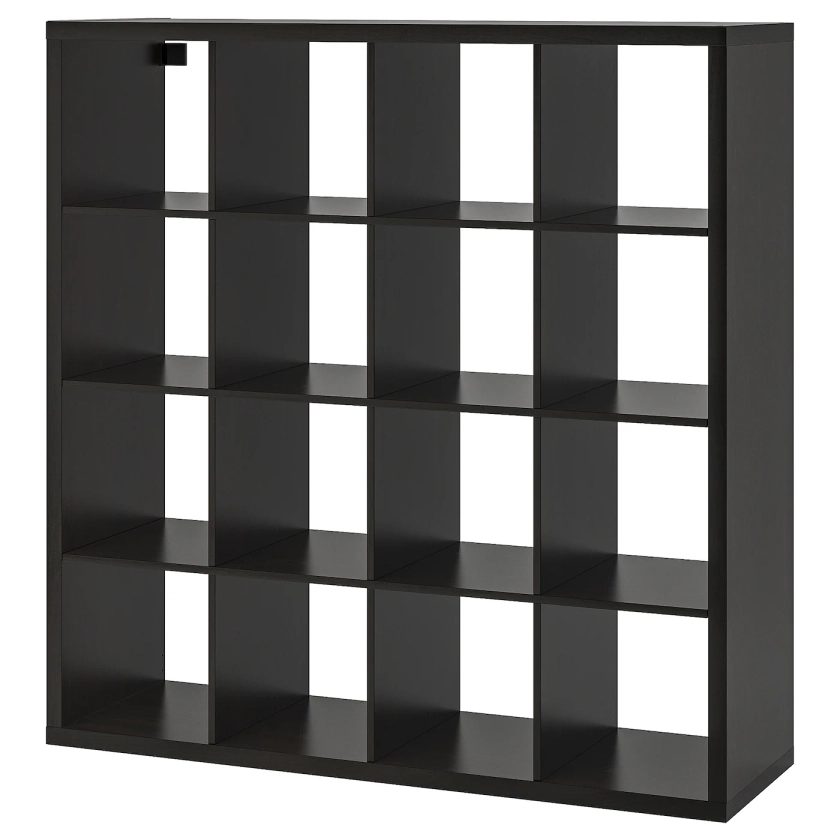 KALLAX Shelf unit, black-brown, 57 7/8x57 7/8" - IKEA