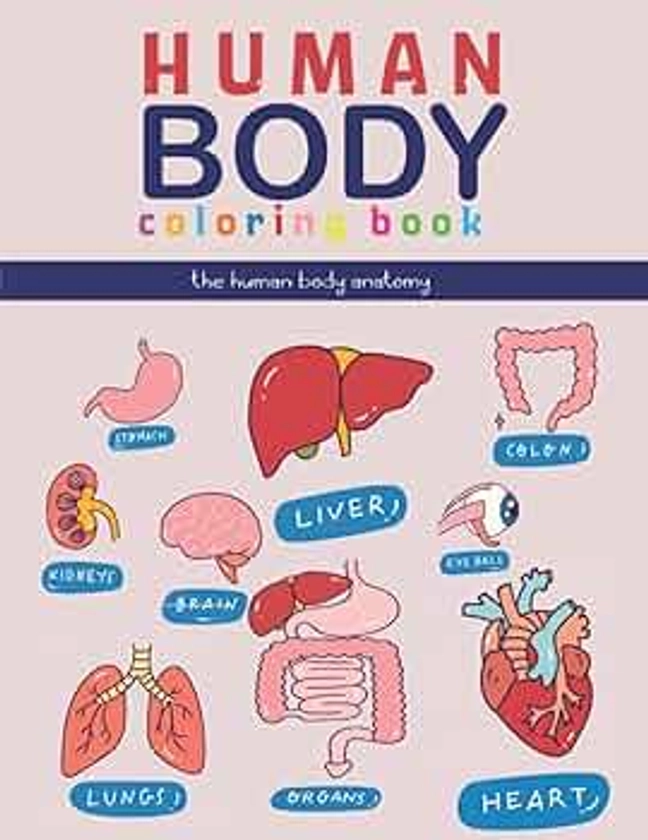 Human Body Coloring Book: the human body anatomy facts and activity book