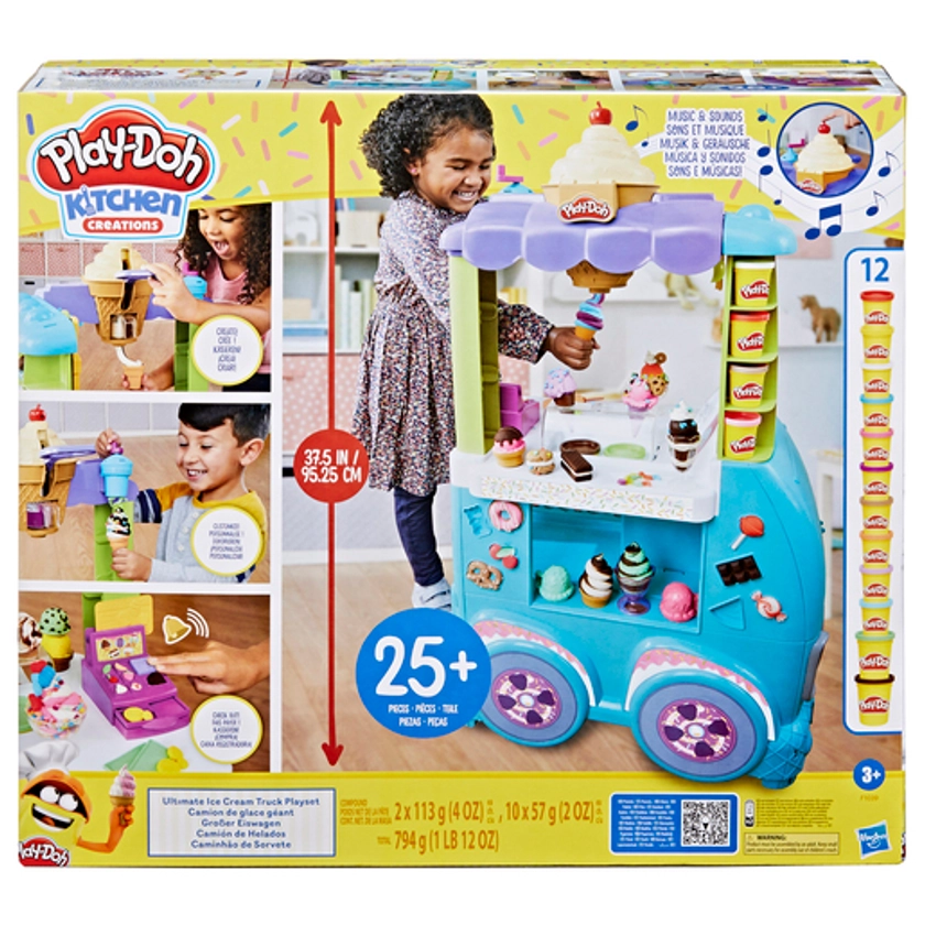 Play-Doh Kitchen Creations Ultimate Ice Cream Truck Playset | The Entertainer