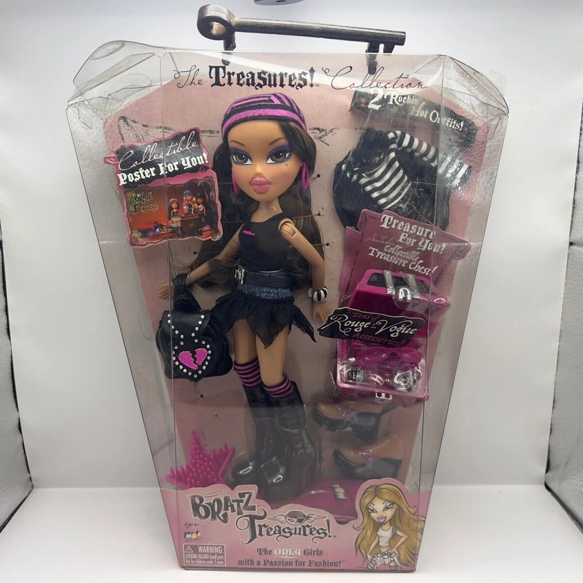 Bratz Treasures Yasmin Pirate Fashion Doll w/ Accesories & Box