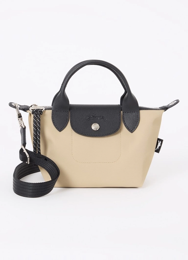 Longchamp Le Pliage Energy handtas XS met leren details • Beige • deBijenkorf.be