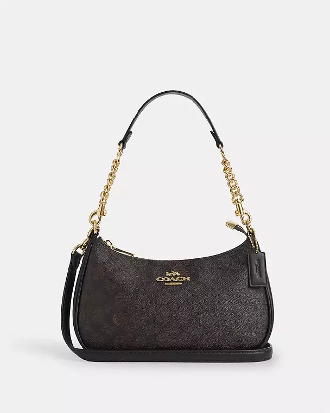 COACH® GB | Teri Shoulder Bag In Signature Canvas