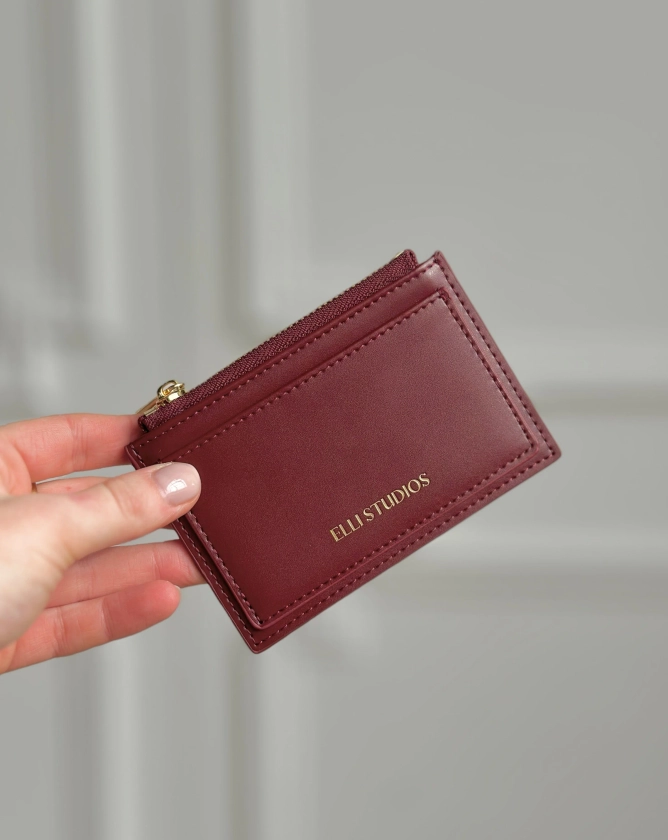 The Camila Cardholder - Cabernet