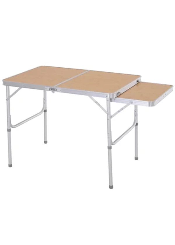 Outsunny Portable Expanding Aluminium Picnic Table (90x70cm)