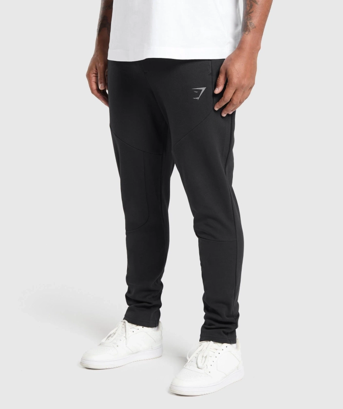 Gymshark Interlock Tech Joggers - Black