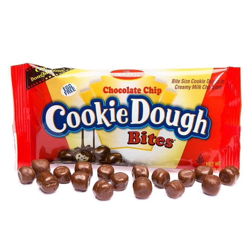 Chocolate Chip Cookie Dough Bites Candy: Giant 1LB Box