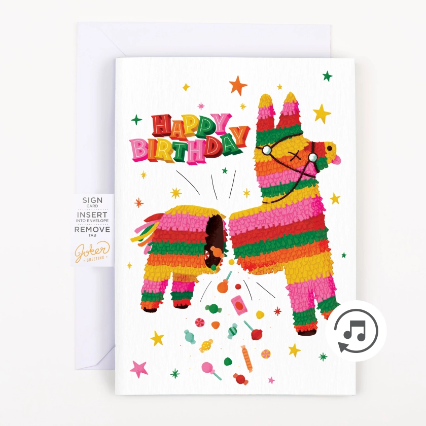 Endless Piñata Birthday With Stickers and Glitter