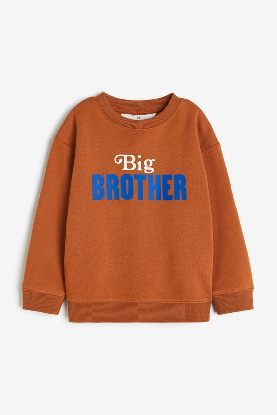 Sweatshirt - Castanho/Big brother - CRIANÇA | H&M PT