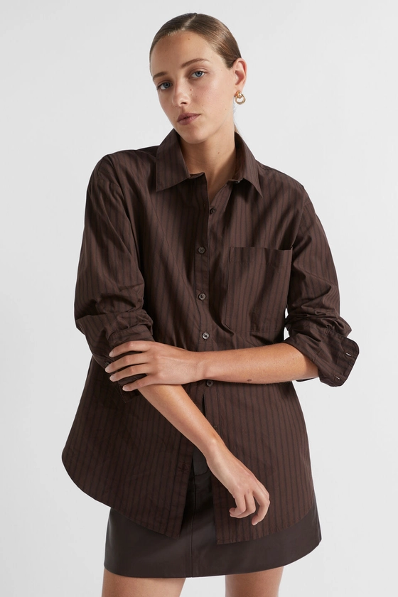 Poplin Pocket Front Shirt