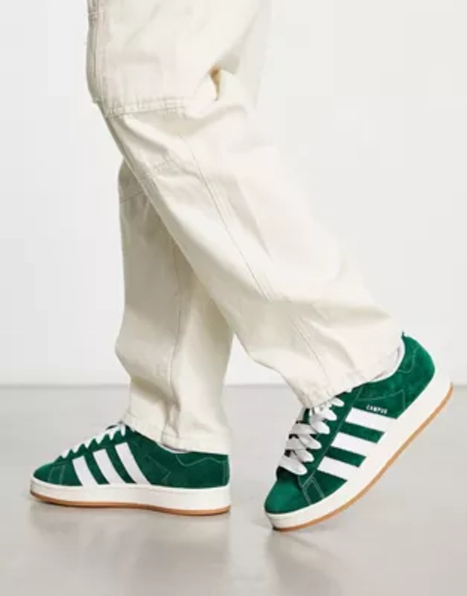 adidas Originals - Campus - Baskets style années 2000 - Vert foncé | ASOS