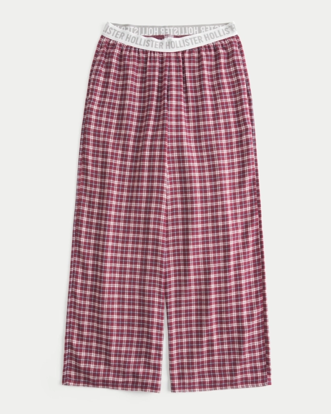 Women's 24/7 Baggy Flannel Pajama Pants | Women's Sleepwear & Loungewear | HollisterCo.com