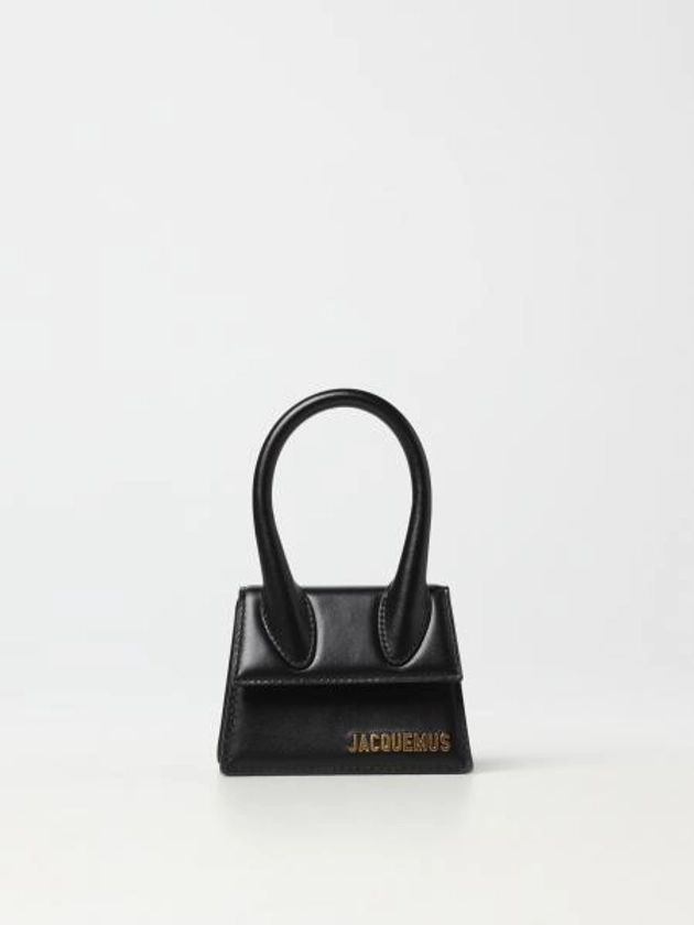 JACQUEMUS: Mini sac à main femme - Noir | Mini Sac À Main Jacquemus 213BA0013000 en ligne sur GIGLIO.COM