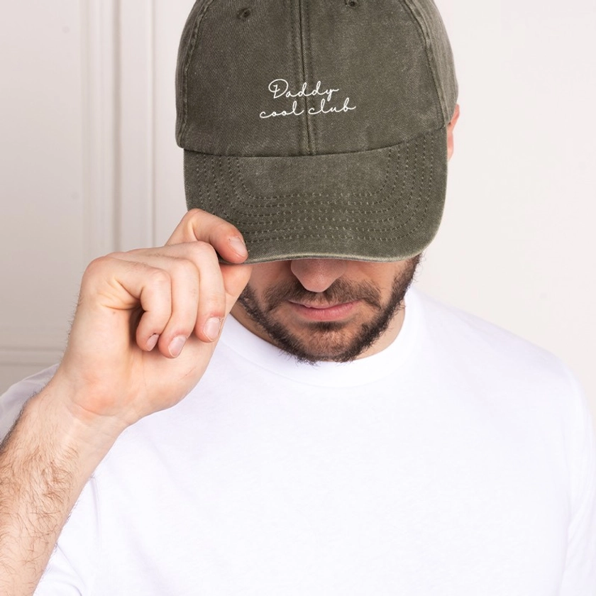 Casquette vintage brodée Daddy cool club