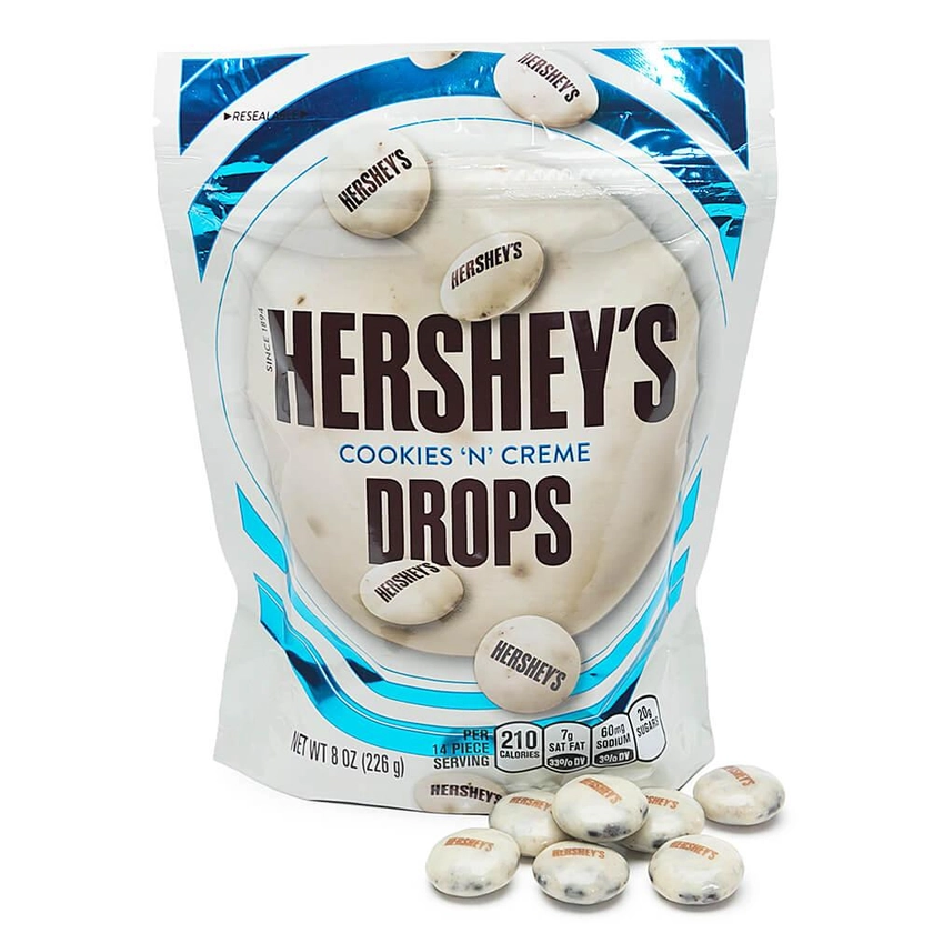 Hershey's Cookies 'n' Creme Drops Candy: 7.6-Ounce Bag
