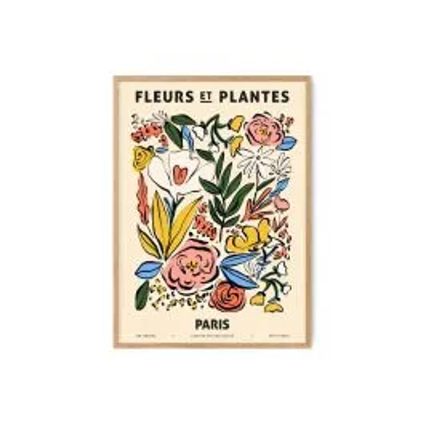 Zoe - Fleurs et Plantes - Paris Print