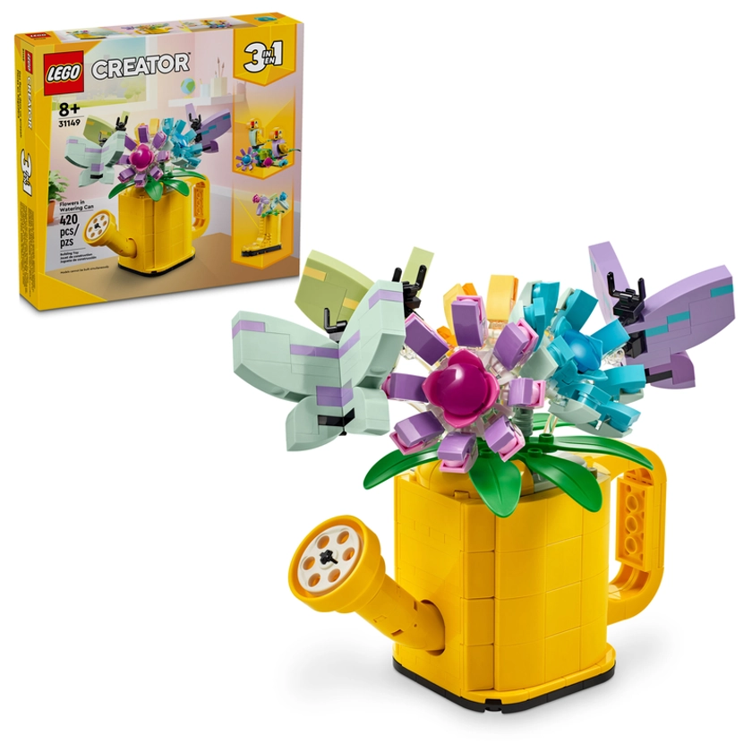 Les fleurs dans l’arrosoir 31149 | Creator 3-en-1 | Boutique LEGO® officielle FR 