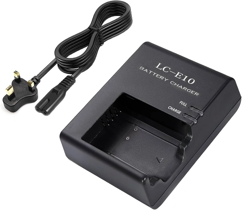 KWTOUL LP-E10 Battery Charger LC-E10C LC-E10 LC-E10E Charger Compatible with Canon EOS Rebel T7,T6,T5,T3,T100,EOS 4000D,3000D,2000D,1500D, 1300D,1200D,1100D,Kiss X50,X70,X80,X90