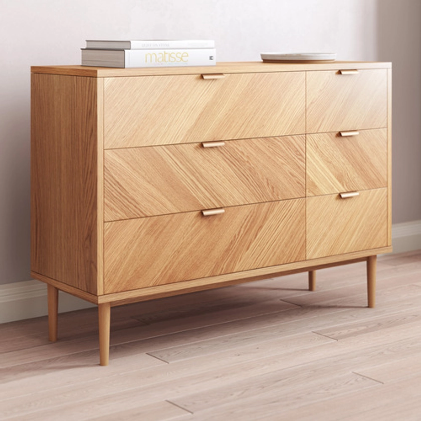 Dion Herringbone Chest of Drawers