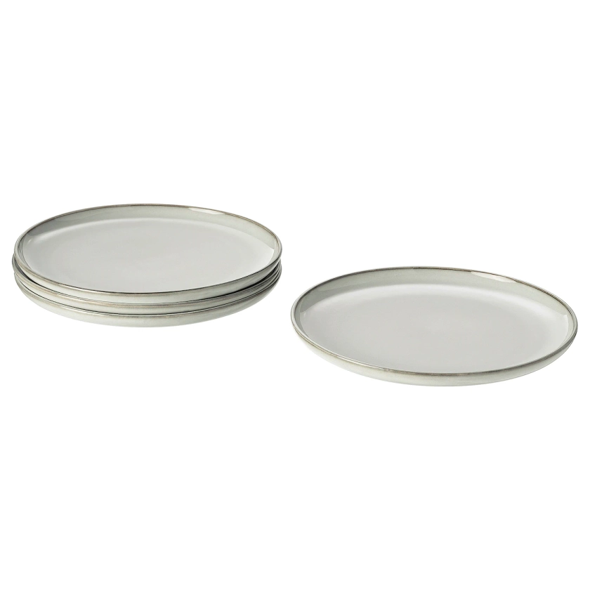 GLADELIG Plate, grey, 25 cm - IKEA