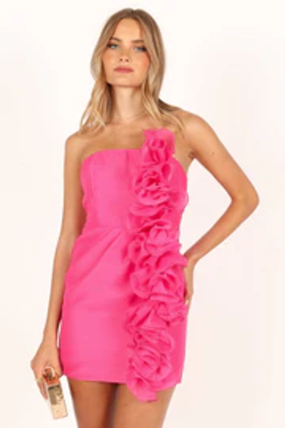 Rosa Strapless Mini Dress - Pink