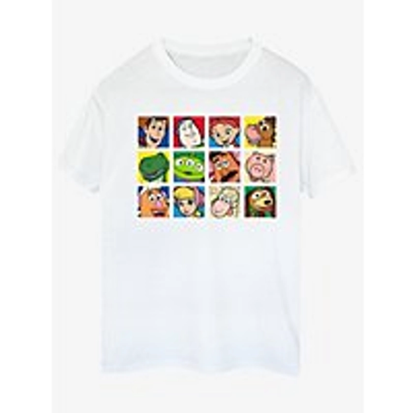 NW2 Toy Story Character Squares Adult White T-Shirt | Men | George at ASDA