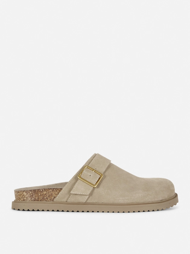 The Edit Suede Clogs