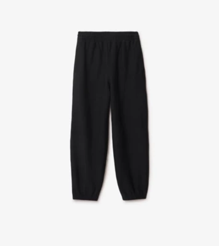 Pantalon de jogging en coton (Noir) - Homme | Site officiel Burberry®