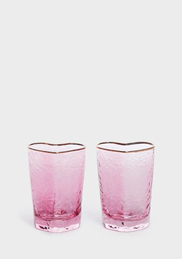 Love Always Wins Shot Glasses - Pink