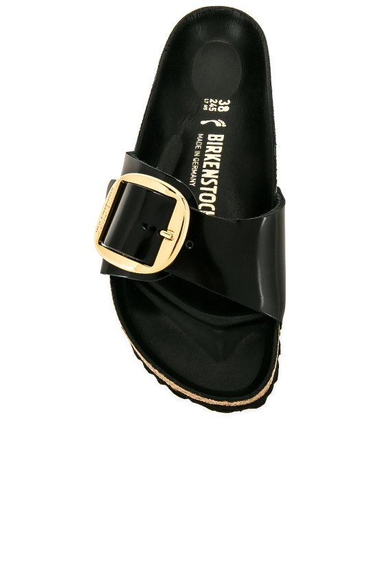 BIRKENSTOCK SANDALES MADRID en High Shine Black | REVOLVE