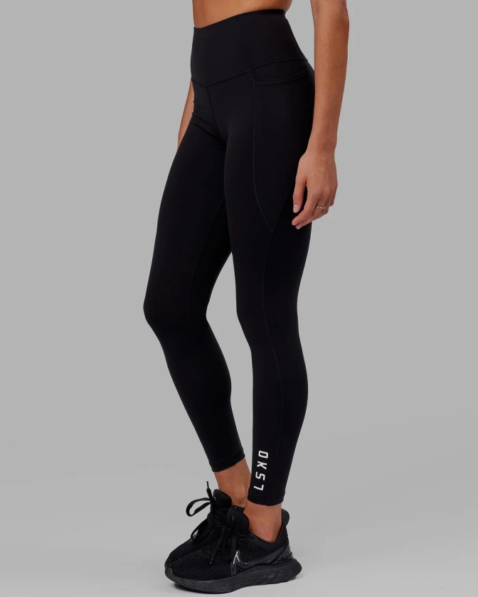 Flux Full Length Tights - Black | LSKD