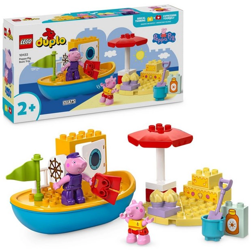 Buy LEGO DUPLO Peppa Pig Boat Trip Toy for Toddlers 10432 | Early learning toys | Argos