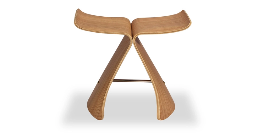 Butterfly Stool, Natural Oak