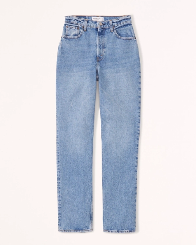 Women's Curve Love Ultra High Rise 90s Straight Jean | Women's | Abercrombie.com